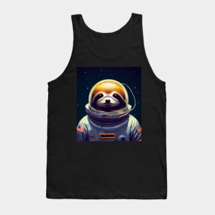 Cute Animal In Astronaut Suit Tank Top